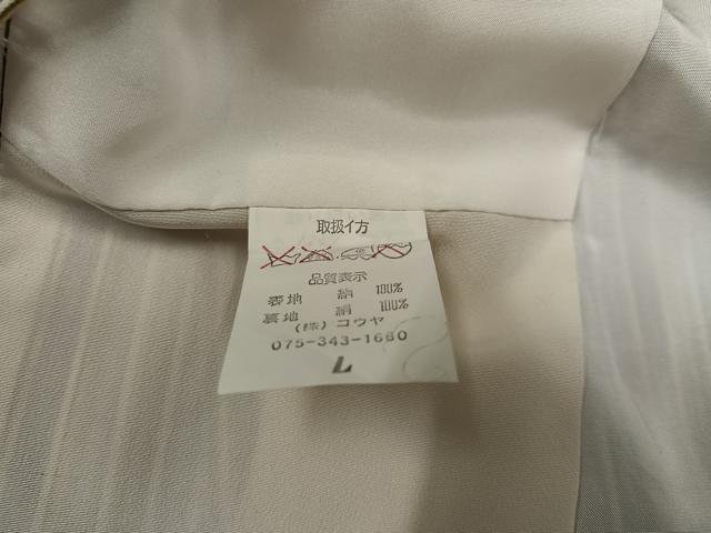 平和屋着物●上質な小紋 間道 正絹 逸品 AABG1082ph
