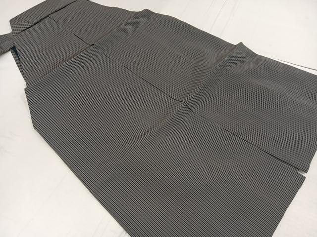 平和屋着物●男性 馬乗り袴 縞 正絹 逸品 AABG1088ph
