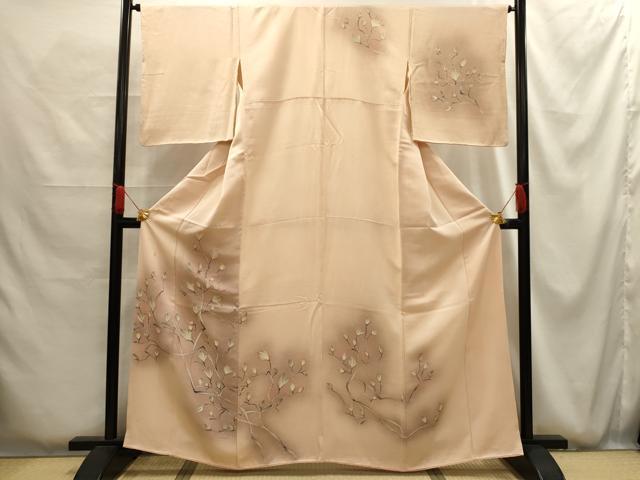 平和屋着物■訪問着 枝花文 暈し染め 金彩 正絹 逸品 AABG1193sx