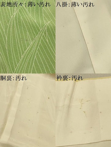 平和屋着物■訪問着 刺繍 舞花文 金糸 正絹 逸品 AABG1194sx