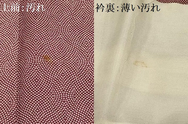平和屋着物■江戸小紋 立涌文様 正絹 逸品 AABG1205sx