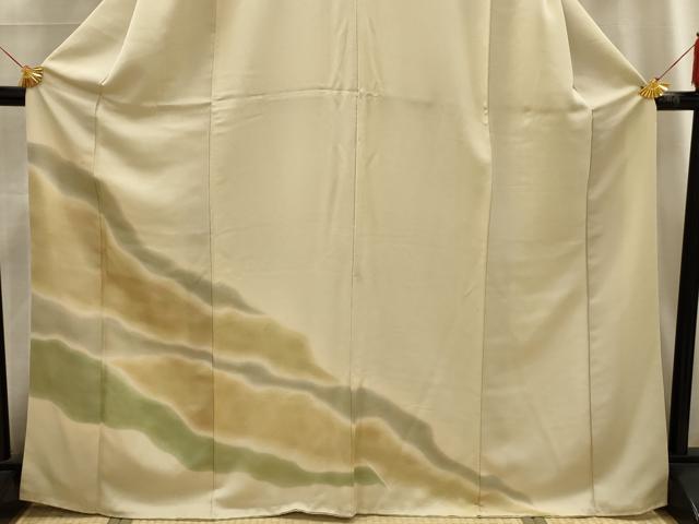 平和屋着物■訪問着 霞文 暈し染め 正絹 逸品 AABG1206sx