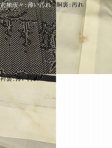 平和屋着物■本場大島紬 7マルキ 風景文 証紙付き 正絹 逸品 AABG1223sx