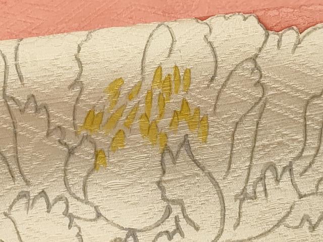 平和屋着物■訪問着 枝花文 正絹 逸品 AABG1237sx