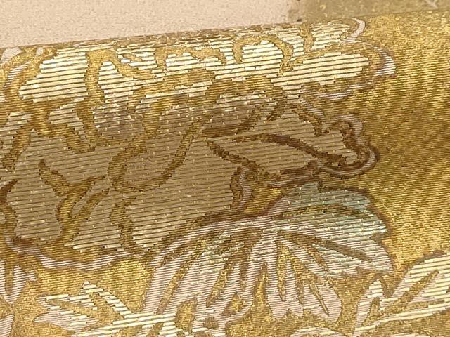平和屋着物■訪問着 色紙草花文 金彩 正絹 逸品 AABG1247sx