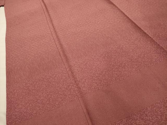 平和屋着物■江戸小紋 訪問着 横段花文 正絹 逸品 AABG1268sx