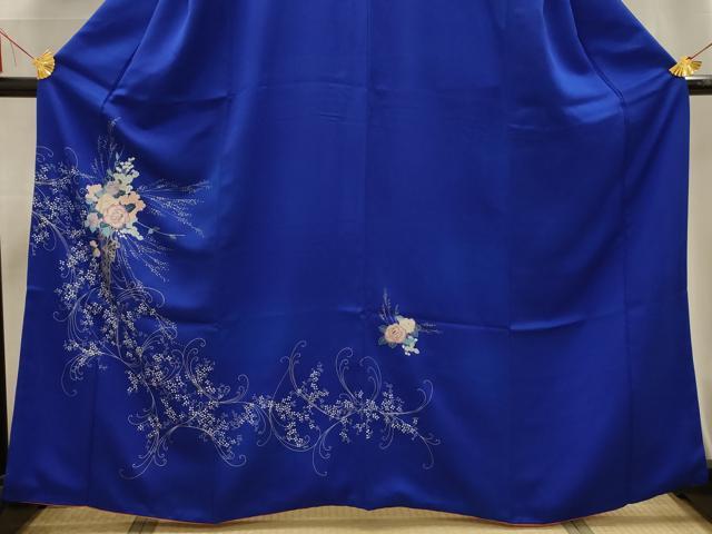 平和屋着物■訪問着 草花文 金銀彩 正絹 逸品 AABG1271sx