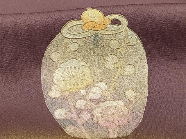 平和屋着物■訪問着 仕覆文 暈し染め 金銀彩 正絹 逸品 AABG1273sx