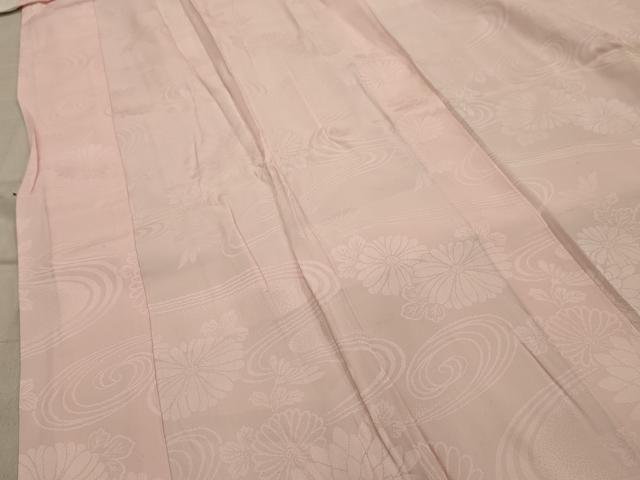 平和屋着物■振袖用長襦袢 無双仕立て 流水花地紋 正絹 逸品 AABG1275sx