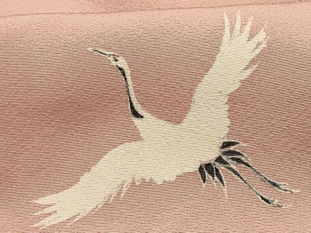 平和屋着物■訪問着 飛鶴浜松文 暈し染め 金彩 正絹 逸品 AABG1322sx