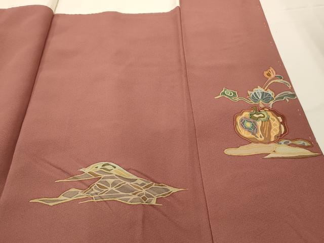 平和屋着物■訪問着 作家物 鳴り物 暈し染め 正絹 逸品 AABG1382sx