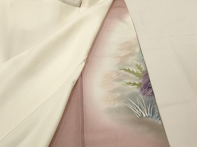 平和屋着物■豪華色留袖 手描き 風景文 暈し染め 正絹 逸品 AABG1420sx