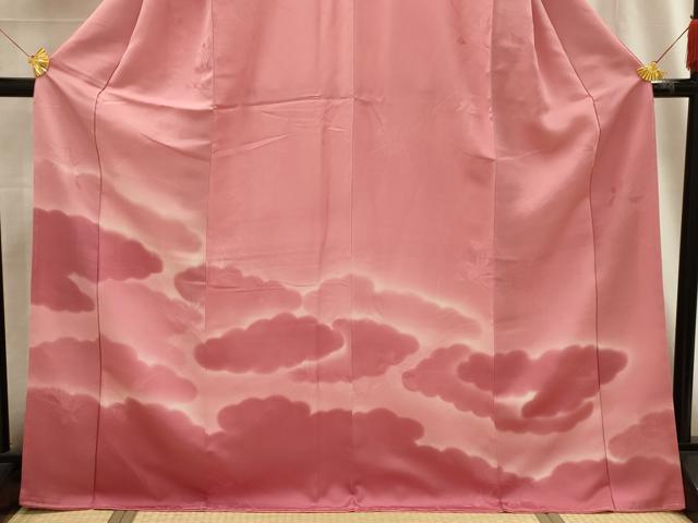 平和屋着物■訪問着 雲霞文 暈し染め 正絹 逸品 AABG1436sx