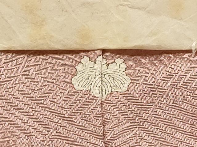 平和屋着物■上質な色無地 紗綾形花地紋 虹色 正絹 逸品 AABG1497sx