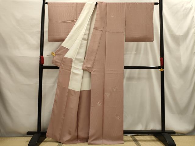 平和屋着物■中国三大刺繍 スワトウ刺繍 汕頭刺繍 訪問着 花鏡裏文 反端付き 正絹 逸品 AABG1501sx