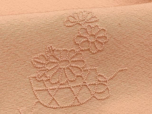 平和屋着物■中国三大刺繍 相良刺繍 無地絵羽訪問着 花籠文 一斤染色 正絹 逸品 AABG1502sx
