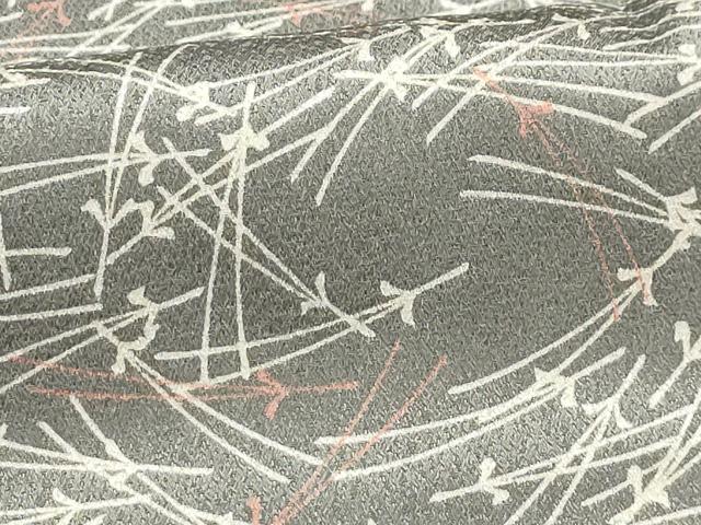 平和屋着物■上質な小紋 松葉文 正絹 逸品 AABG1526sx