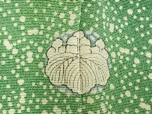平和屋着物■上質な小紋 霞文 暈し染め 正絹 逸品 AABG1658fy