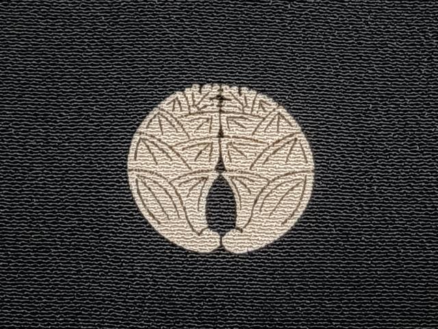 平和屋着物■豪華黒留袖 駒刺繍 雪輪花鳥文 正絹 逸品 AABG1700fy