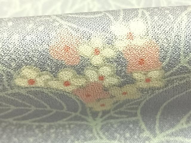 平和屋着物■訪問着 草花文 暈し染め 正絹 逸品 AABG1734fy