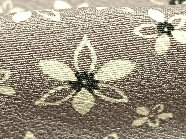 平和屋着物■上質な小紋 花尽くし 正絹 逸品 AABG1786fy