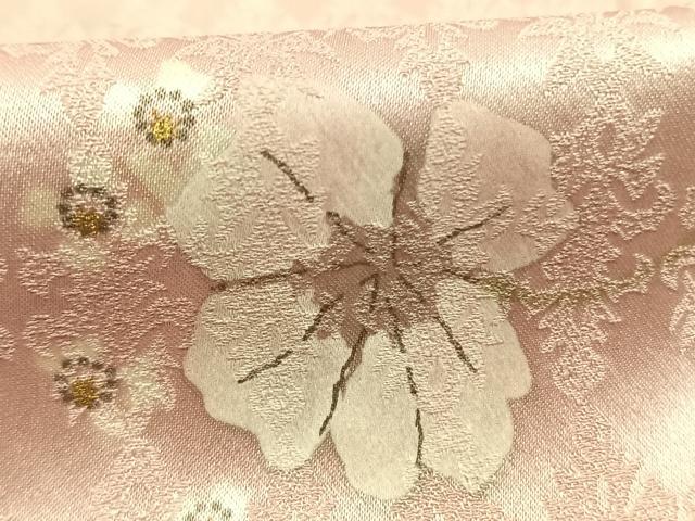 平和屋着物■上質な小紋 舞花文 暈し染め 金彩 正絹 逸品 AABG1896fy