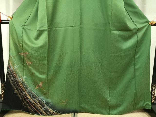 平和屋着物■訪問着 飛鳥文 金彩 正絹 逸品 AABG1904fy