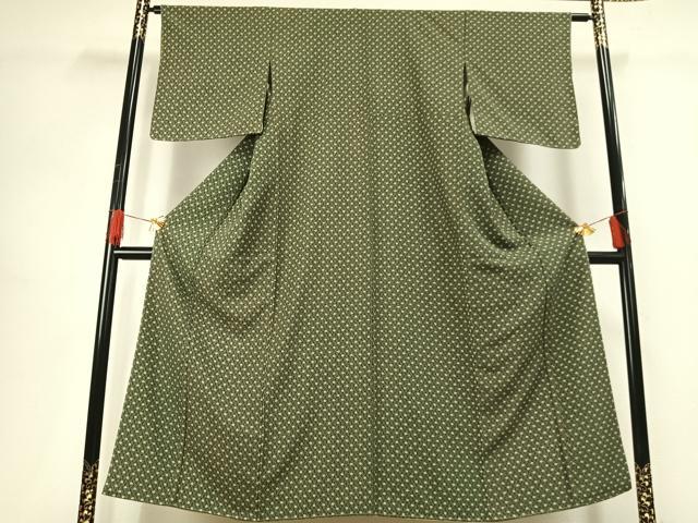 平和屋着物■上質な小紋 花尽くし 正絹 逸品 AABG1908fy