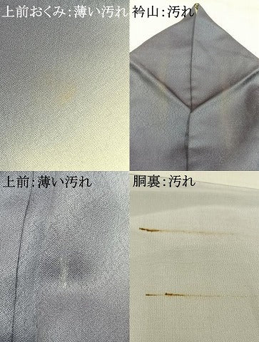 平和屋着物■訪問着 草花文 暈し染め 正絹 逸品 AABG1912fy
