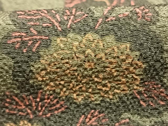 平和屋着物■上質な小紋 花鳥文 正絹 逸品 AABG1915fy