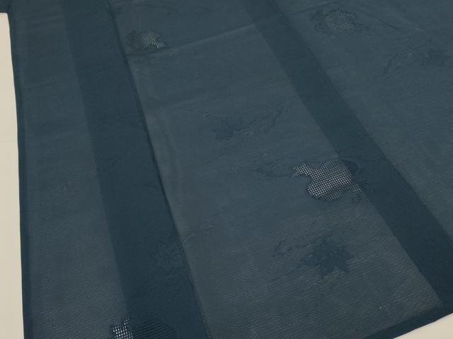 平和屋着物*夏物 色無地 絽 小槌紋紗 褐返色 正絹 逸品 AABG2025jd