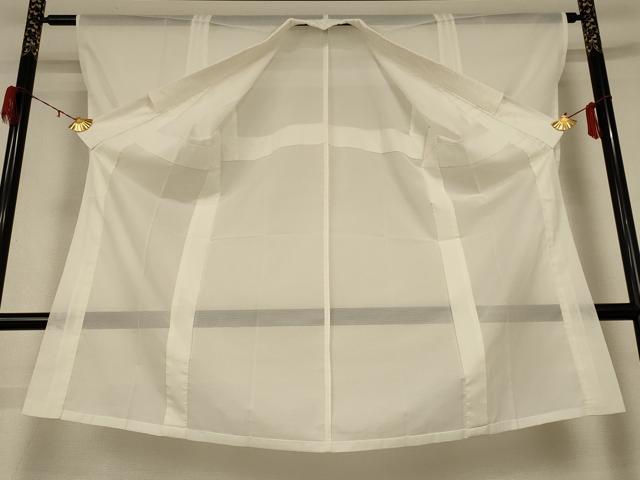 平和屋着物*夏物 長襦袢 絽 象牙色 洗える着物 AABG2032jd