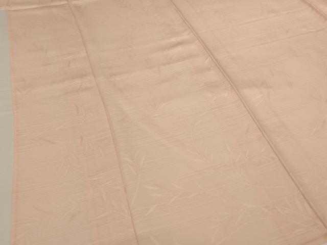 平和屋着物*夏物 色無地 絽 枝葉紋紗 洗柿色 正絹 逸品 AABG2033jd