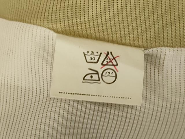 平和屋着物*夏物 小紋 絽 舞花文 洗える着物 AABG2043jd