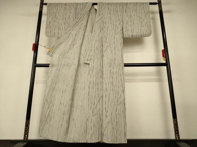 平和屋着物*夏物 小紋 絽 木賊 正絹 逸品 AABG2051jd