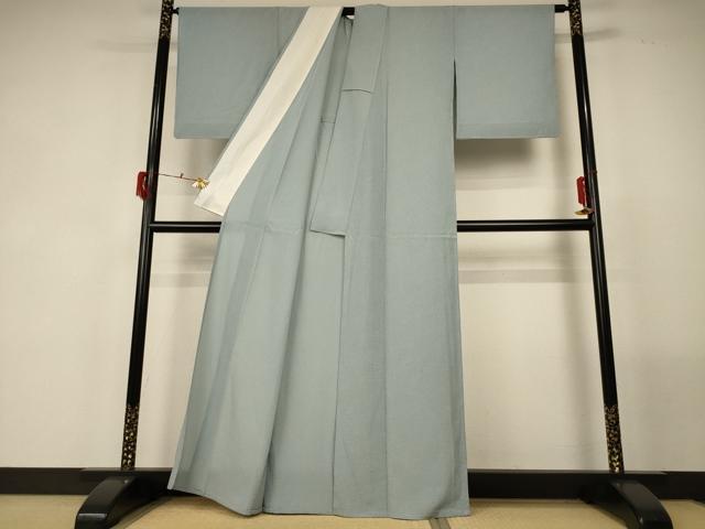 平和屋着物*夏物 江戸小紋 絽 作家物 鮫小紋柄 正絹 逸品 未使用 AABG2069jd