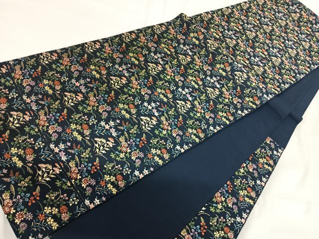 平和屋着物◎六通柄袋帯 唐織 花尽くし 金銀糸 正絹 逸品 AABG2457yx