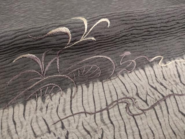 平和屋着物■豪華色留袖 絞り 刺繍 風景文 正絹 逸品 AABG2524ck