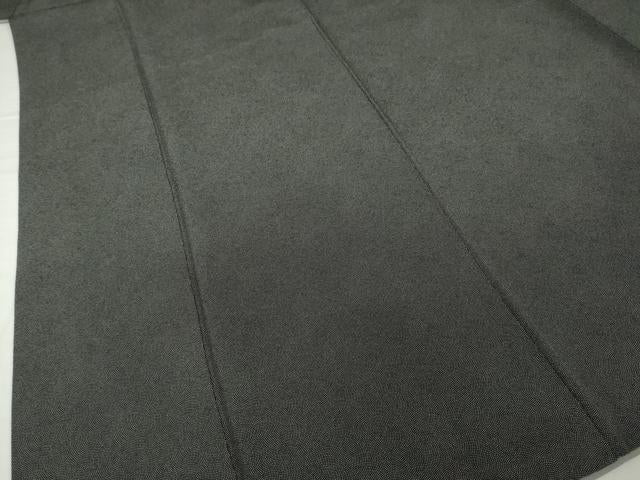 平和屋着物●江戸小紋 鮫小紋柄 黒地 正絹 逸品 AABG2663ck