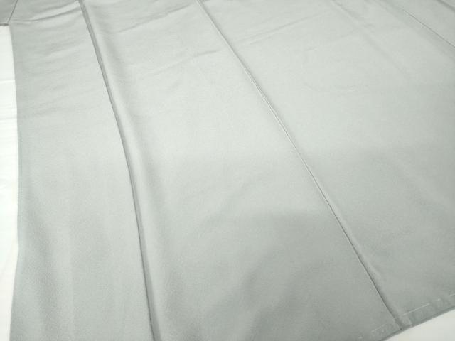 平和屋着物●上質な色無地 薄墨色 正絹 逸品 未使用 AABG2679ck