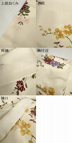 平和屋着物●豪華振袖 草花文 やまと誂製 正絹 逸品 AABG2696cs