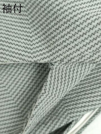 平和屋着物●洗える最高級着物 <英>はなぶさ謹製 小紋 変わり縞 AABG2750cs