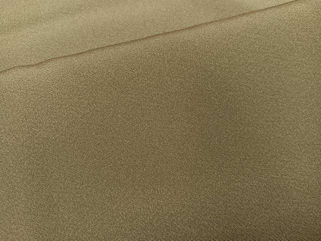 平和屋着物●上質な色無地 利休茶色 正絹 逸品 未使用 AABG2850ph