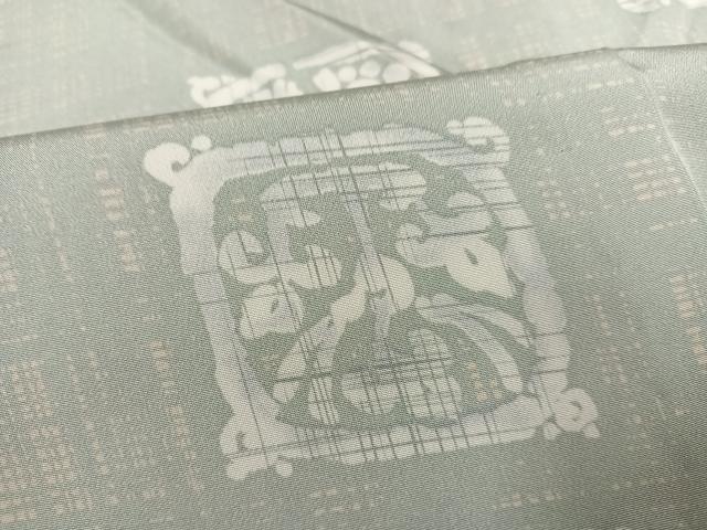 平和屋着物●長襦袢 無双仕立て 間道 正絹 逸品 AABG2866ph