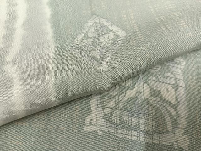 平和屋着物●長襦袢 無双仕立て 間道 正絹 逸品 AABG2866ph
