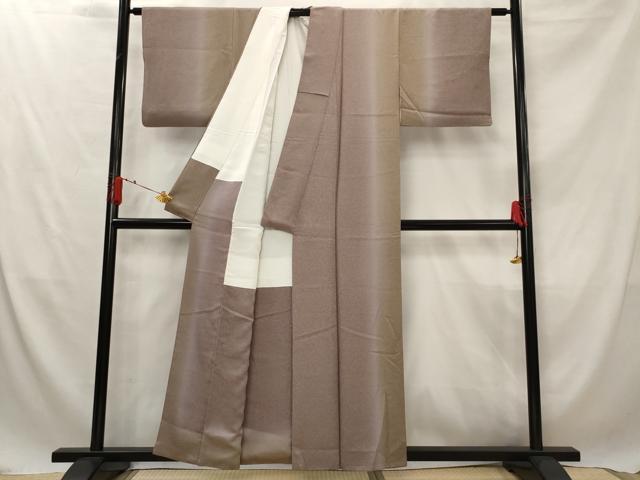 平和屋着物■上質な小紋 草葉文 暈し染め 正絹 逸品 AABG2887st