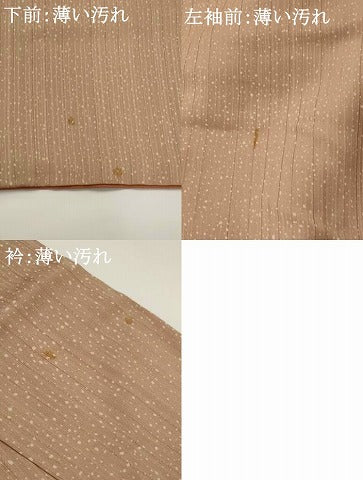 平和屋着物■上質な小紋 霰文 正絹 逸品 AABG2906st