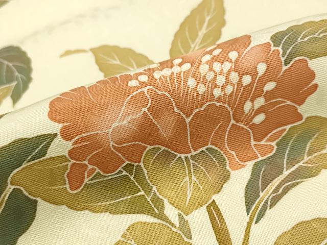 平和屋着物■訪問着 草花文 正絹 逸品 AABG2938st