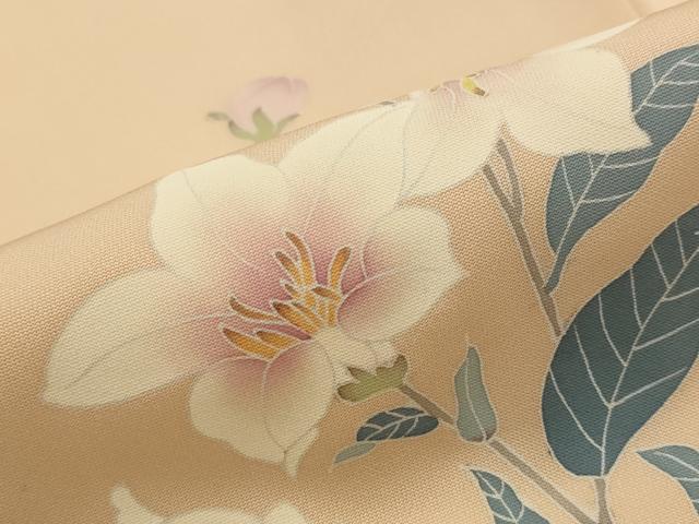 平和屋着物■訪問着 草花文 正絹 逸品 AABG2965st