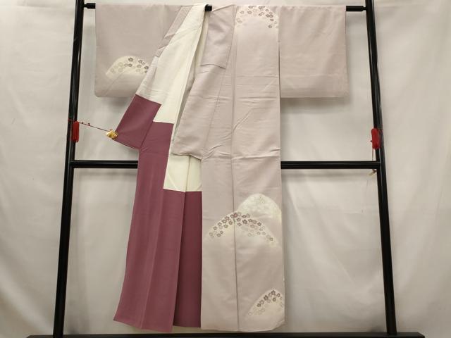平和屋着物■訪問着 遠山花文 暈し染め 金彩 正絹 逸品 AABG2976st
